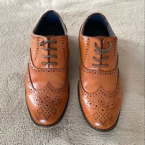 Bruno Marc leather wing tip dress shoes size 5